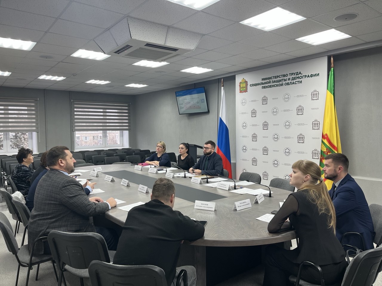 Cитуация на рынке труда Пензенской области в 2025 году представлена членам общественного совета